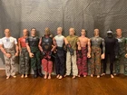 GI Joe 12" Hasbro 10 Action Figures, ARAH Lot, incl talking Duke/Vintage 90s Lot
