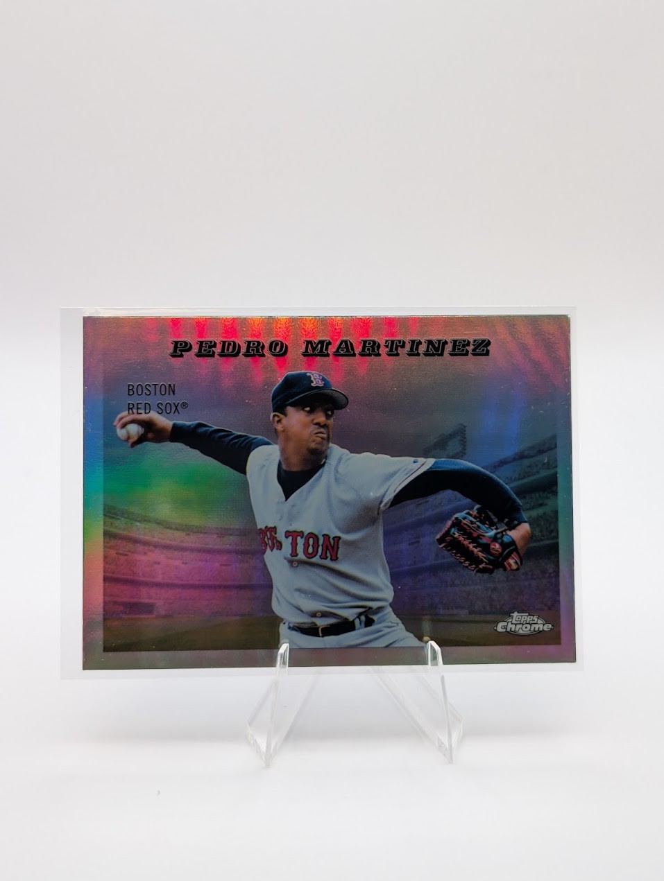 2025 Topps Chrome Platinum Pedro Martinez 1955 Rails & Sails #55RS-13 Red Sox