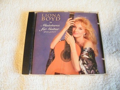 LIONA BOYD - Miniatures For Guitar - CD MOSTON - 1996 Classical Acoustic GUITAR