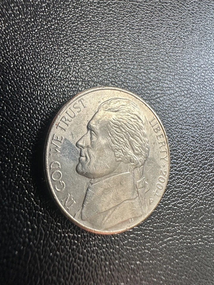 2004-P Jefferson Nickel Louisiana Purchase Struck Through Grease Error - Image 4 of 4