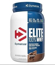 2lb Dymatize Elite 100% Whey Protein Powder Rich Chocolate 2/26 15.00 per gallon