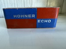VINTAGE 1930 HOHNER ECHO ELITE DIATONIC HARMONICA WITH CASE Made In Germany 