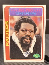1978 Topps #90 Gene Upshaw Oakland Raiders Card (kk)
