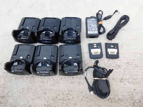 LOT SYMBOL ZEBRA MC55 6PC CRD5500-1000 CRADLE DOCK CHARGER 1 USB SYNC 2Batt READ