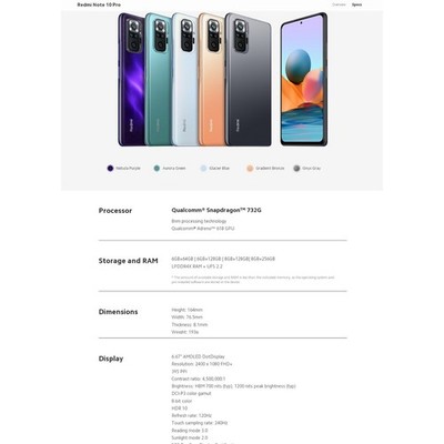 Redmi note 10 pro セット一式　 Amazon.com: E-yiiviil LCD Display Compatible with Redmi Note 10