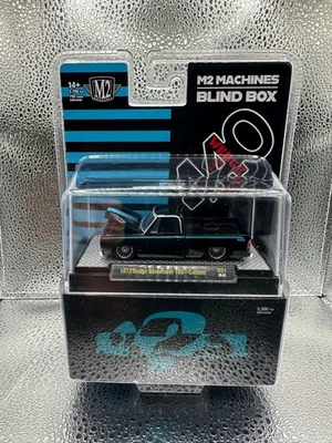M2 Machines Myster Box 1:64 1972 Dodge Adventurer 100 Pickup Black Custom SEALED - image 1 of 4