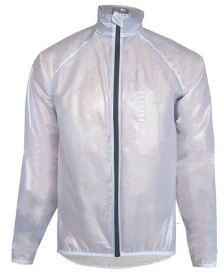 Funkier DryRide Pro Herren Regenjacke, transparent, Größe M