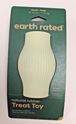 Earth Rated Natural Rubber Dog Treat Toy - S, NIP