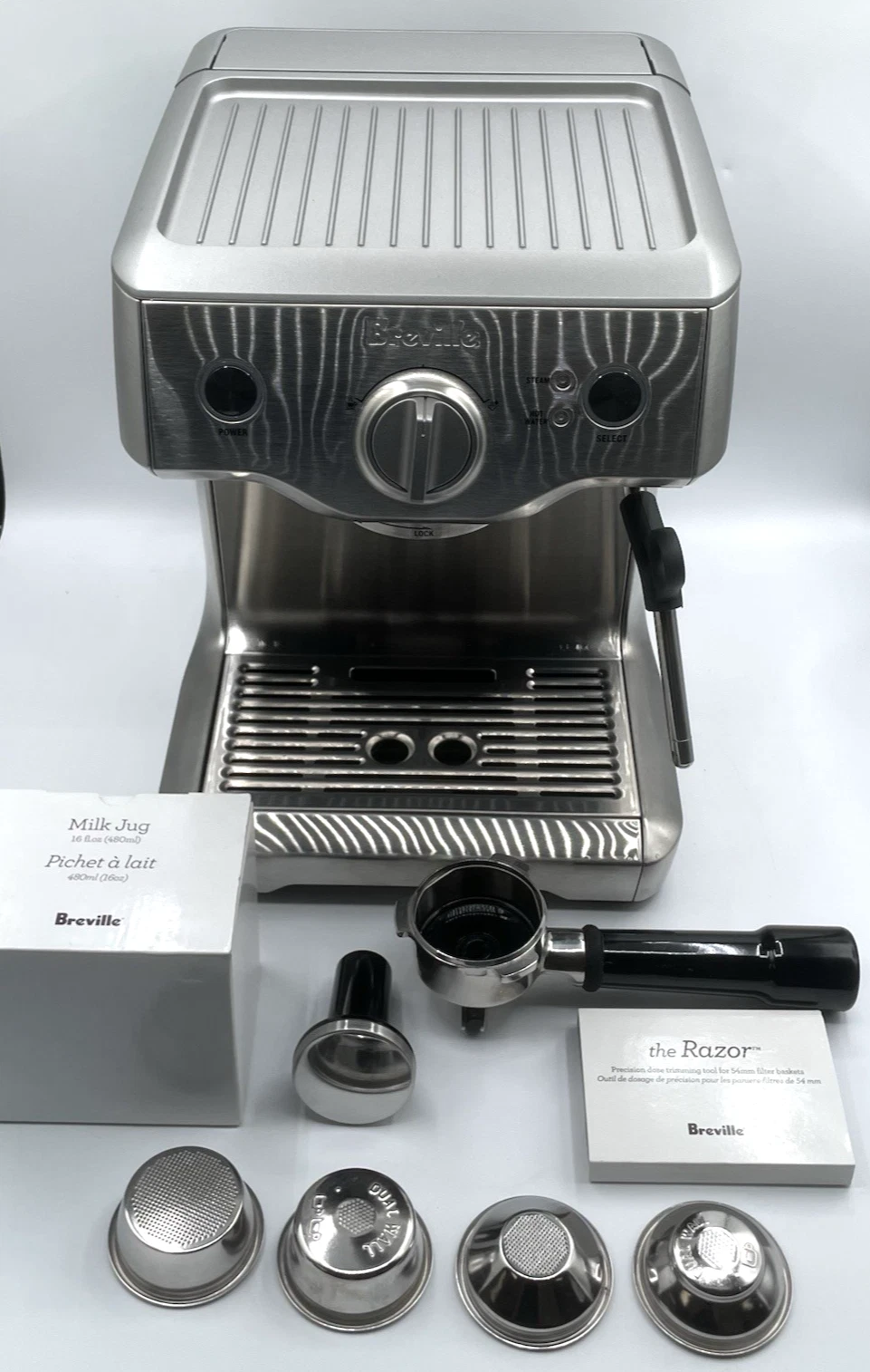 Breville Duo Temp Pro (BES810BSS) Espresso Machine Stainless Steel - Used