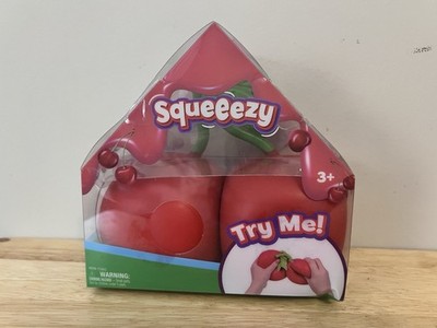 Squeezy Tomato Tactile Squeeze Toy Red/Green ''Try Me'' Ages 3-4 Years