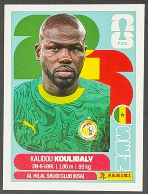 Panini FIFA World Cup 2026 Sticker SEN8 Kalidou Koulibaly - Senegal