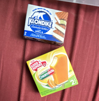 Klondike & Good Humor Mini Pretend Play Ice Cream Box Lot, Multicolored