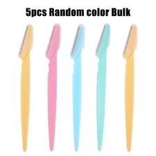 12Pcs Eyebrow Razors Kit Facial Eye Brow Trimmer Multifunction Facial Hair Remov