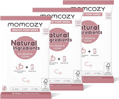 #ad #ad Momcozy Natural Breast Pump Wipes for Pump Parts Cleaning On The Go 30 Count P $24.07