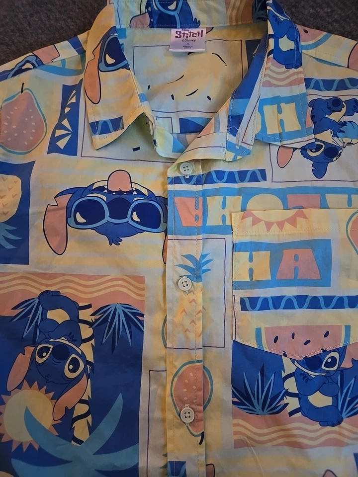 Stitch Hawaiian Shirt, Youth XL - Image 3 of 4