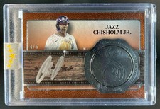 2025 Topps Five Star Jazz Chisholm Jr. Silver Signature Orange Auto #4/5 Yankees