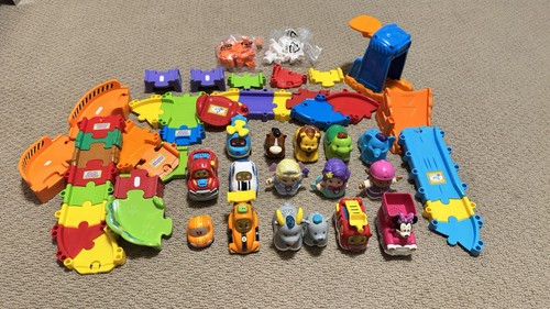Huge VTech Go! Go! ALL WORKING - Rare Minnie Mouse, Goat & Baby, Cory Carson