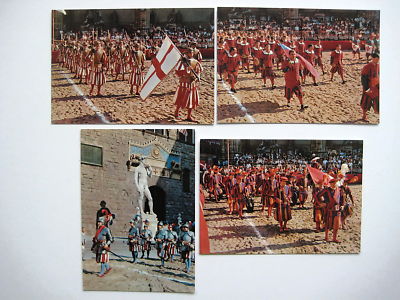 4x FIRENZE FLORENZ Garde Citta Incanto Italien Italia Postkarten, Postcards