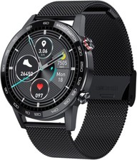 Herren Smartwatch mit Bluetooth Anrufe ,Armba...