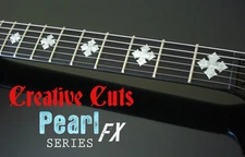 Diamond Cross MOP DOTBUSTER Fretboard Markers Inlay Sticker Decal for ANY GUITAR