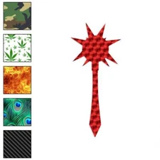 Medieval Mace Morning Star, Vinyl Decal Sticker, 40 Patterns & 3 Sizes, #3152