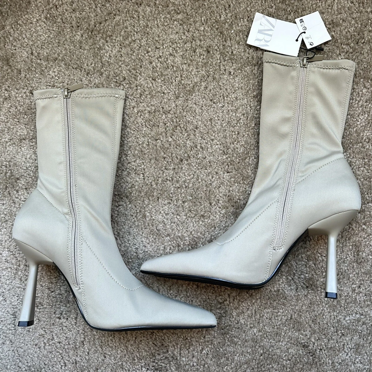 Zara 2025 heeled boots