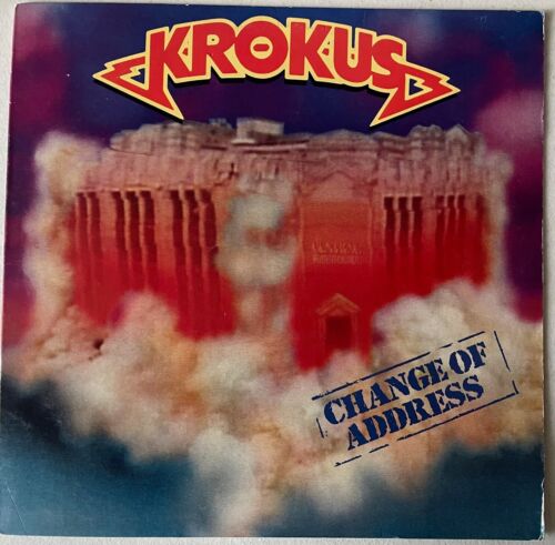 Krokus ~ Change Of Address ~ 1986 Rock Metal LP Arista – AL8-8402 (EX/EX)