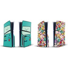 ADVENTURE TIME GRAPHICS VINYL SKIN FOR SONY PS5 SLIM DISC EDITION CONSOLE