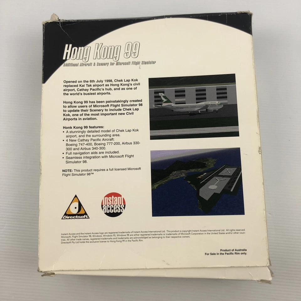 Hong Kong 99 Additional Scenery For Microsoft Flight Simulator Big Box Pc Game - Image 4 of 4