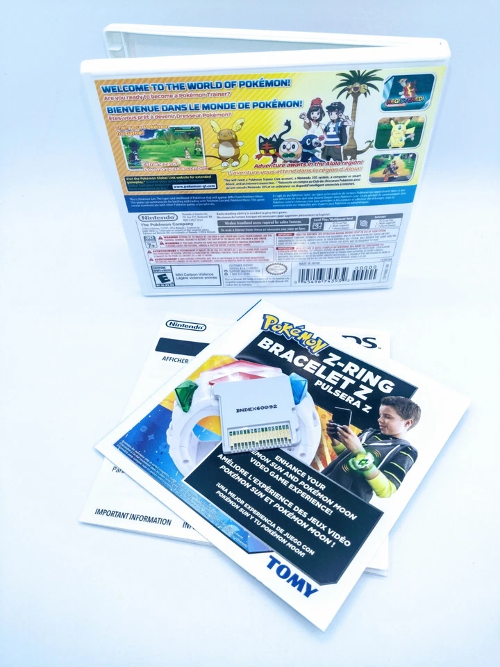 Pokemon Sun (Nintendo 3DS, 2016) - Image 2 of 2