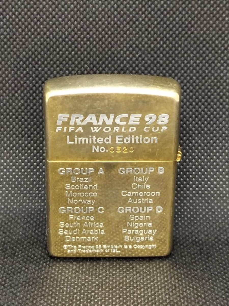 Vintage Zippo 1998 France 98 Fifa World Cup Limited Edition