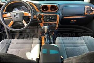 Details About 2002 2003 04 2005 Chevy Trailblazer Ls Ss Lt Ltz Interior Wood Dash Trim Kit Set