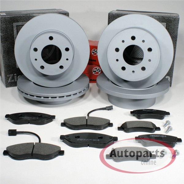 Zimmermann Bremsen Ø 308 Mm + Ø 288 Mm + BeläGe Vorne + Hinten FüR Ford Tourneo-image