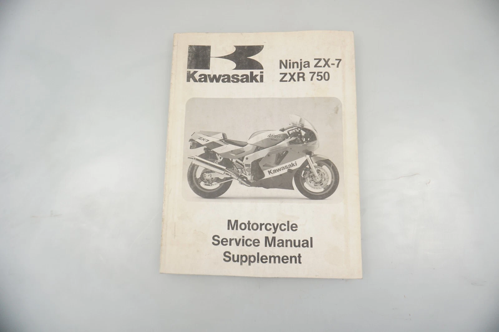 1990 Ninja ZX-7 ZXR 750 OEM Motorcycle Service Manual 99924-1126-51