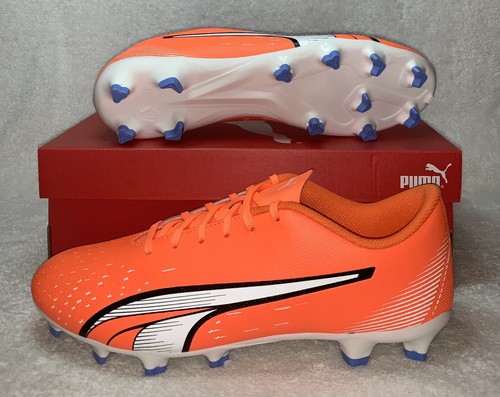 PUMA ULTRA PLAY FG/AG MEN'S SZ 10 SOCCER CLEATS 107224 01 ULTRA ORANGE WHITE NIB