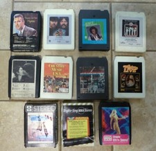 VINTAGE LOT OF 11 8 TRACK TAPES