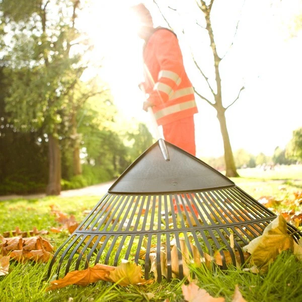 FLORA Landschaftsbesen 75cm, Laubbesen, Gartenrechen, Laubrechen, Laubharke - Bild 3 von 3