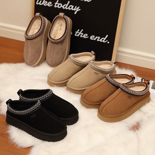 DK® UGG Platform Slippers Women/Men AUS Sheepskin Wool Tasmanian Slide Tazzy - Picture 12 of 14