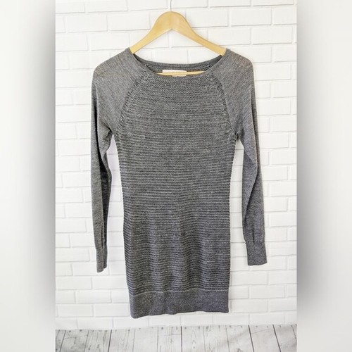 Loft Grey Sweater Dress/Tunic Women's 