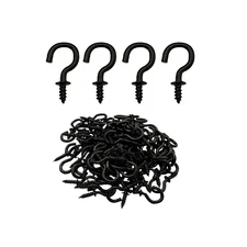 100 Pcs 1/2" Small Screw Hooks, Screw in Ceiling Jewelry Hooks String Lights Hoo