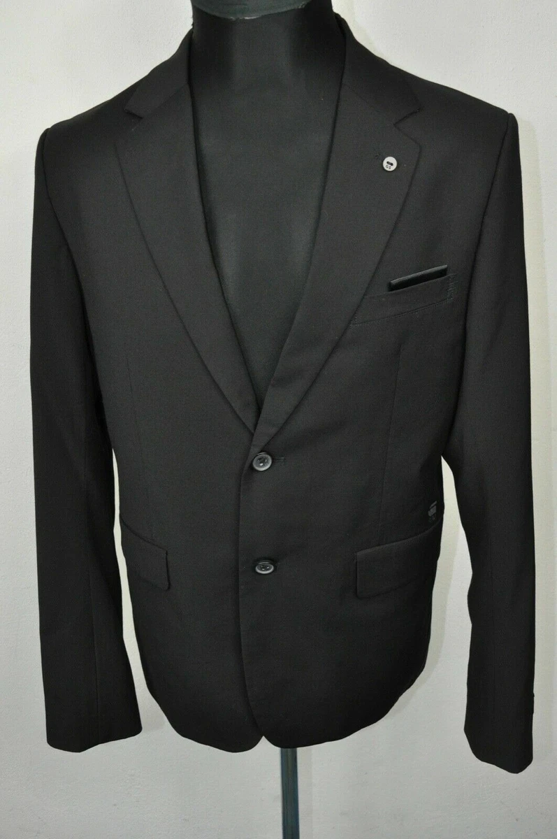 G Star Raw Correct Rtc Blazer 2 Men s Black Blazer Jacket size 52