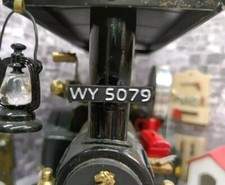 Chimney mounted number plate WY 5079 suits Mamod Wilesco steam engines