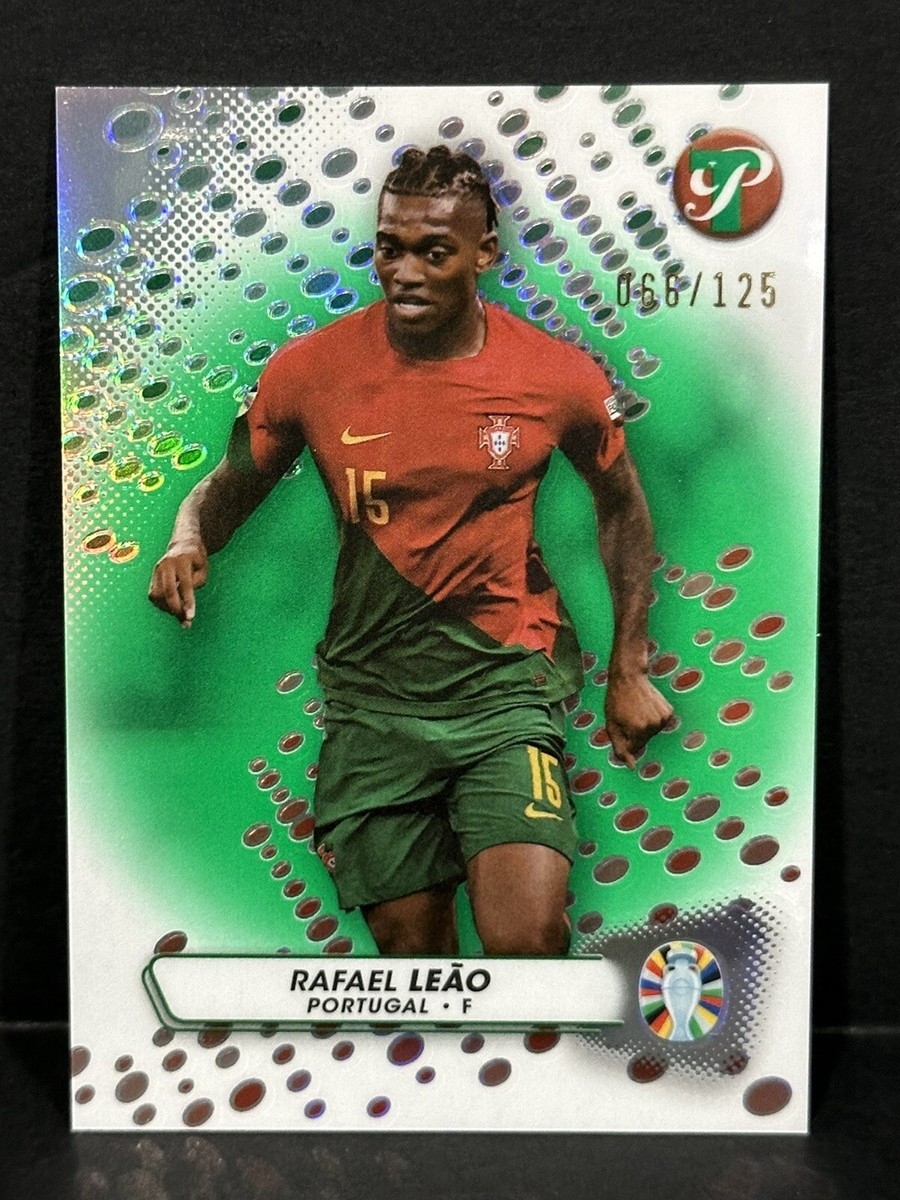 2023 Topps Pristine Road To Euro 2024 Portugal Rafael Leao Green