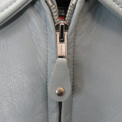 Supreme 19ss Schott Leather Tanker Jacket Size M Light Blue Made