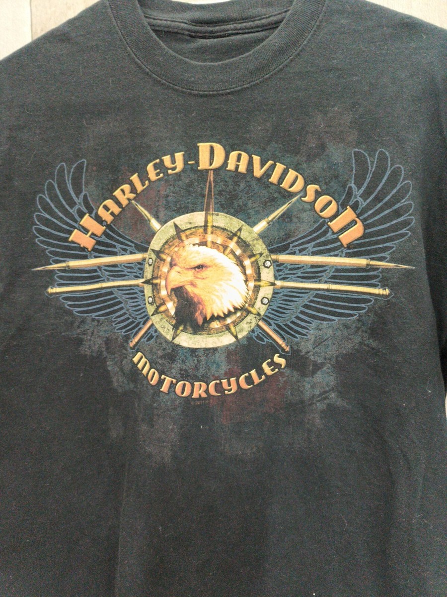 Harley Davidson Santa Fe 長袖カットソーL H-D イーグルライダー長袖Tシャツ -ハーレーダビッドソン公式