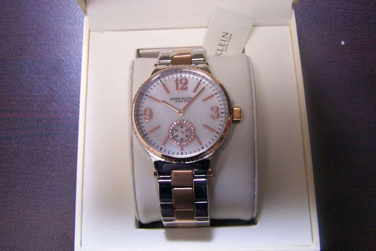 NEW Anne Klein Two-Tone Stainless Steel Ladies Quartz Watch  display picture 1