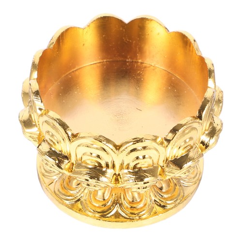 Set of 4 Lotus Ghee Lamp Holder Candlestick For Home Tea Light Holders - Picture 12 of 12