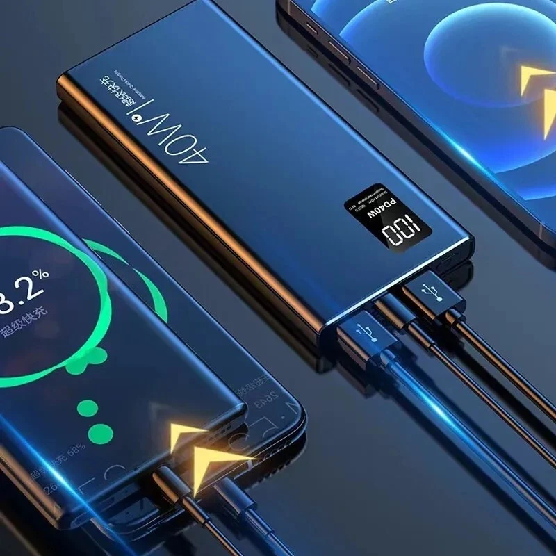Power Bank PD40W Fast Charging 20000mah Portable