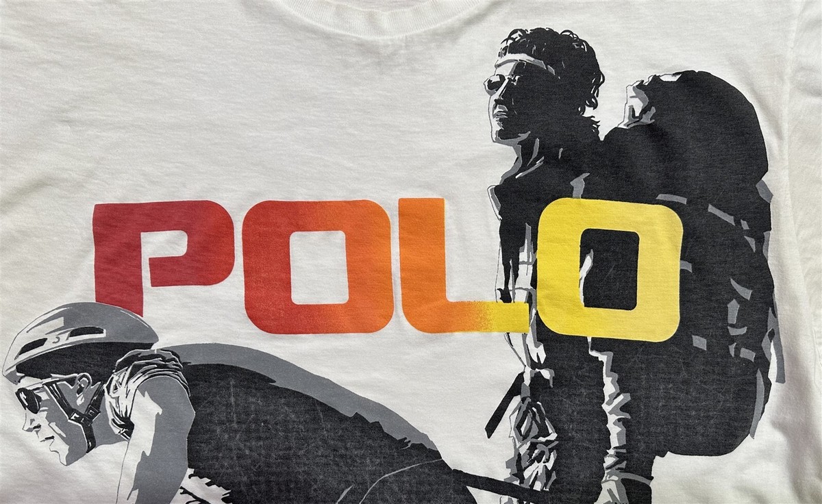 Polo Ralph Lauren 1992 Hike and Bike Climb Dan Dave T shirt T