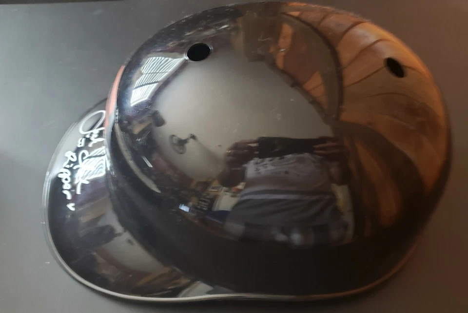 San Francisco Giants Jack Clark Autographed Helmet. Inscription "Ripper" - Image 4 of 4